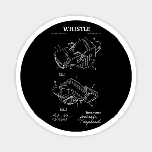 Whistle 1989 Patent, gift for coaches Magnet